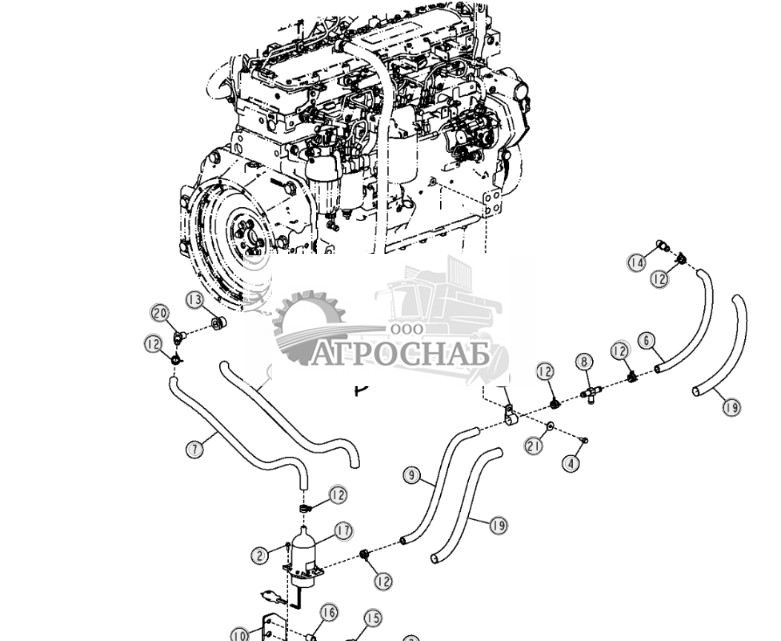 Нагреватель охлаждающей жидкости двигателя (120 В) (двигатель 6090HDW01  6090HDW04) - ST3372 192.jpg